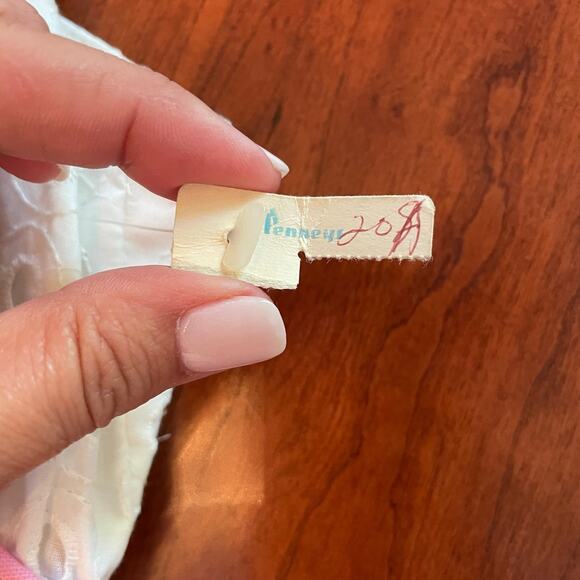 Deadstock Vintage White Eyelet Romper/Jumpsuit - S - Picture 8 of 12